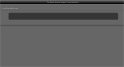 Desktop Screenshot of instincted.com